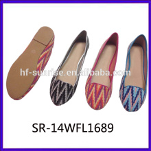 Fashion ladies flat women chaussures plates chaussures femme dernières chaussures plates pour femme 2015